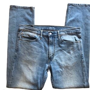 Levi Strauss 513 medium wash denim jeans 34-32
